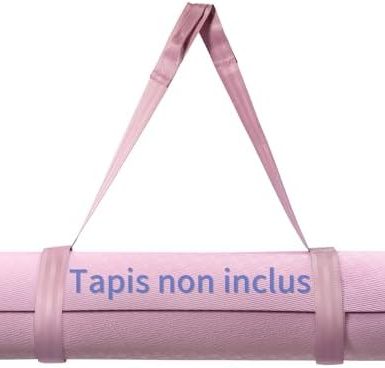 Sangle de Transport Réglable pour Tapis de Yoga – Avec Fermeture Auto-Agrippante – Tapis Non Inclus